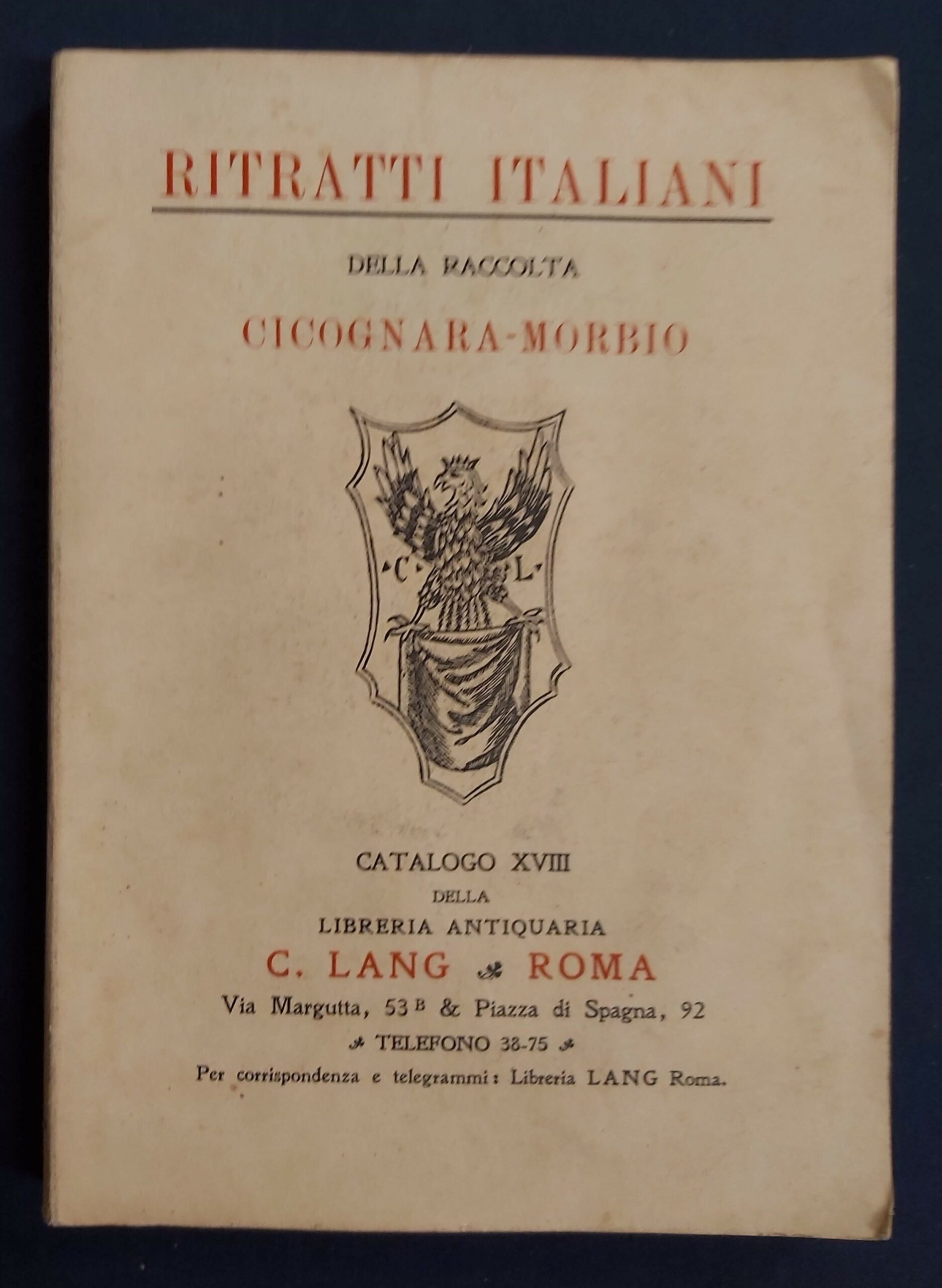 RITRATTI ITALIANI nella raccolta Cicognara Morbio, ossia scelta di 3000 …