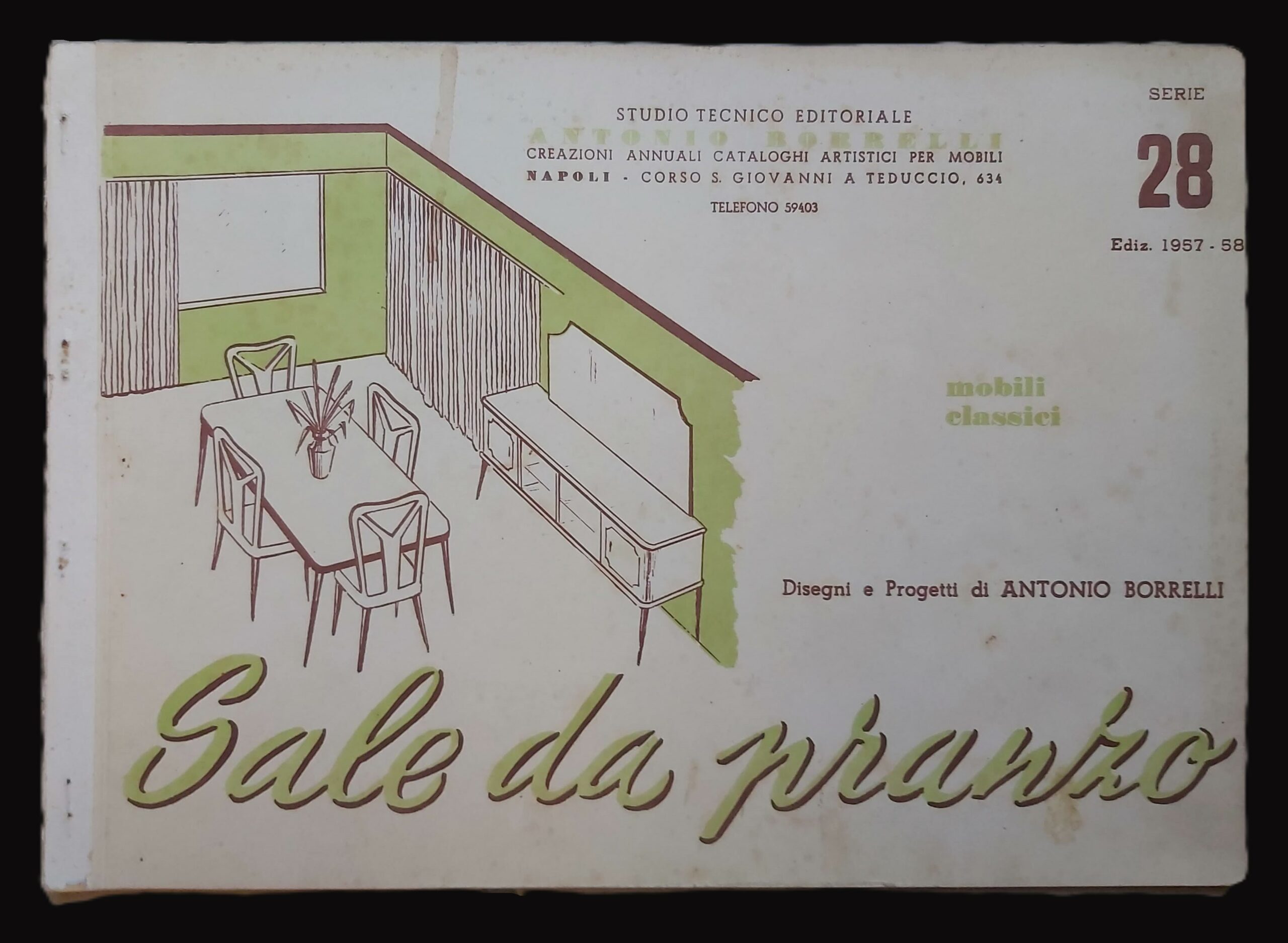 SALE DA PRANZO. Mobili classici. Disegni e progetti di Antonio …