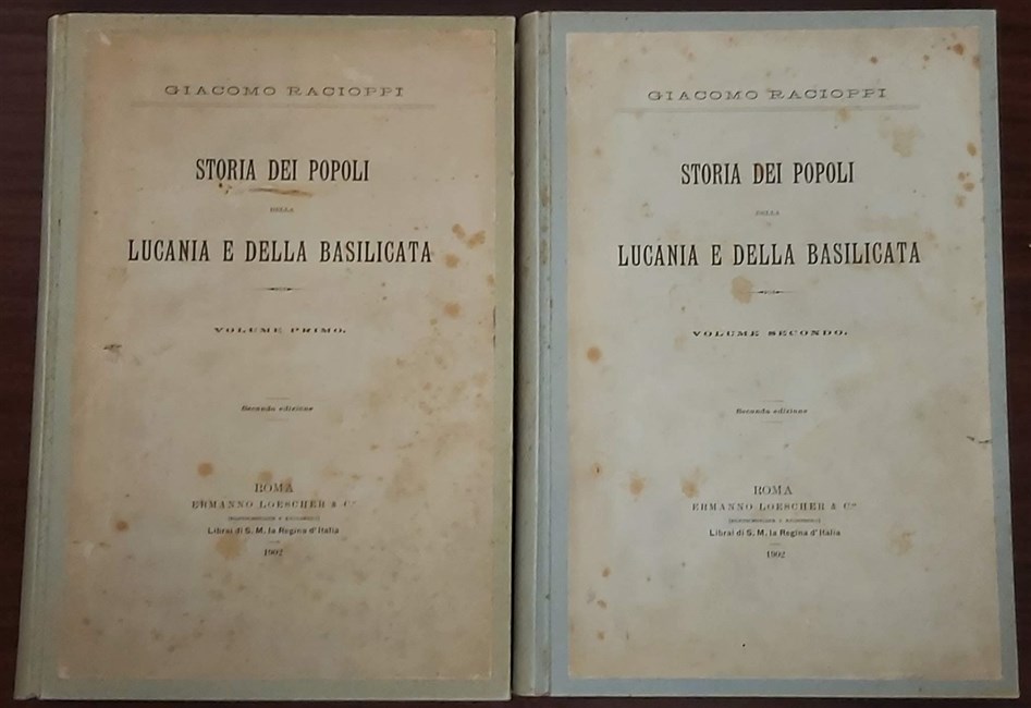 STORIA DEI POPOLI della Lucania e della Basilicata.