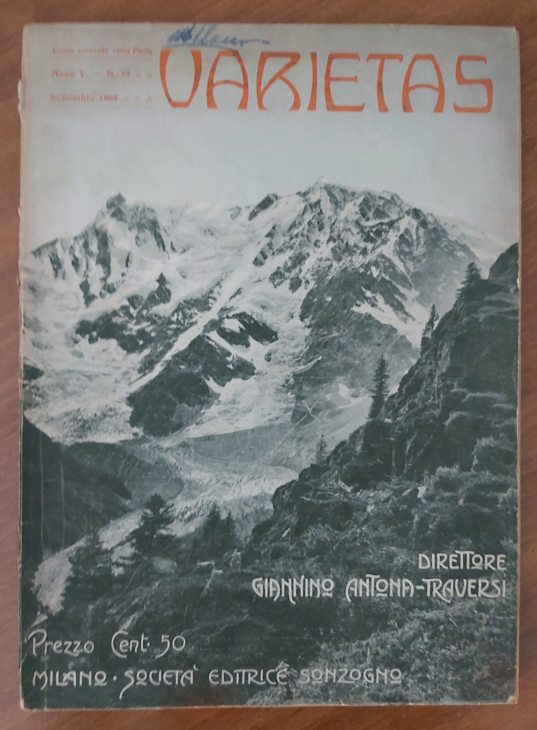 VARIETAS Rivista mensile illustrata, direttore Giannino Antona-Traversi. Anno V n.53, …