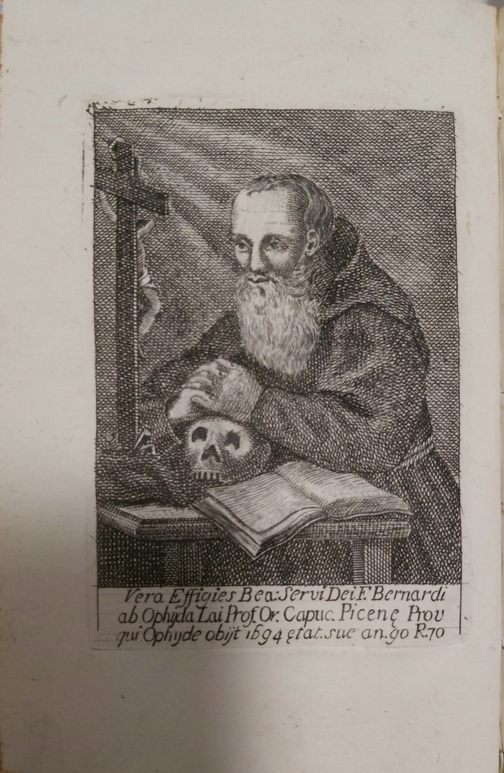 VITA DEL BEATO BERNARDO DA OFFIDA laico professo dell'Ordine de' …