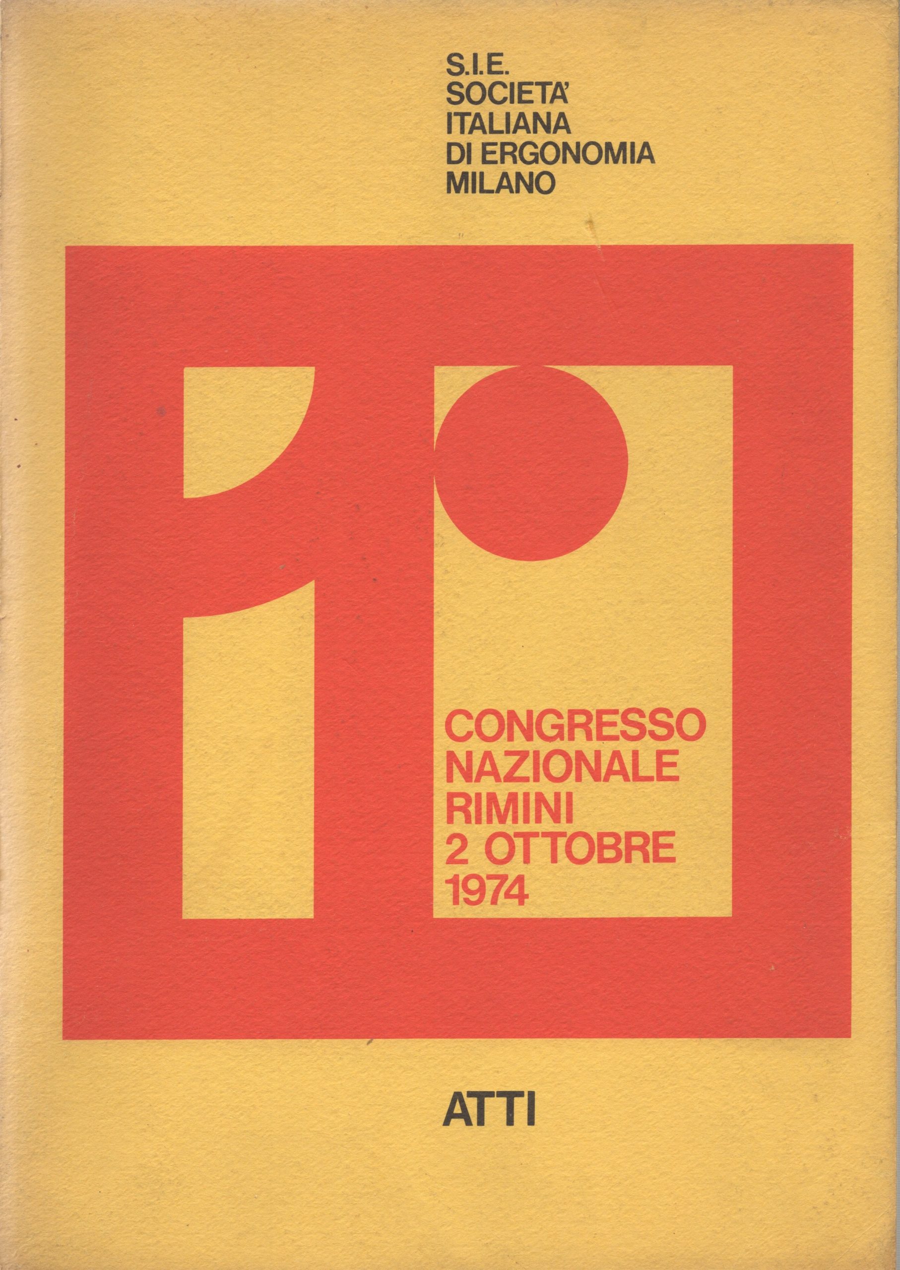 1° Congresso nazionale. Rimini 2 ottobre 1974. Atti