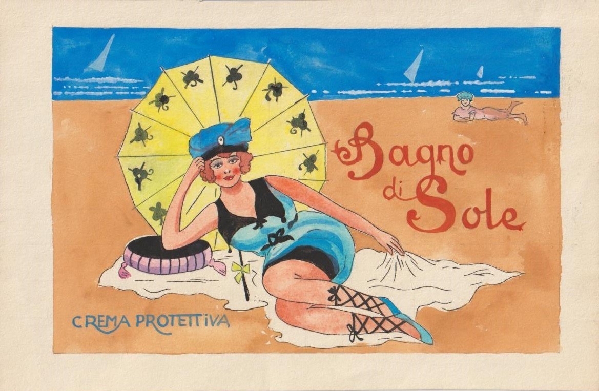 Bagno di sole. Crema protettiva