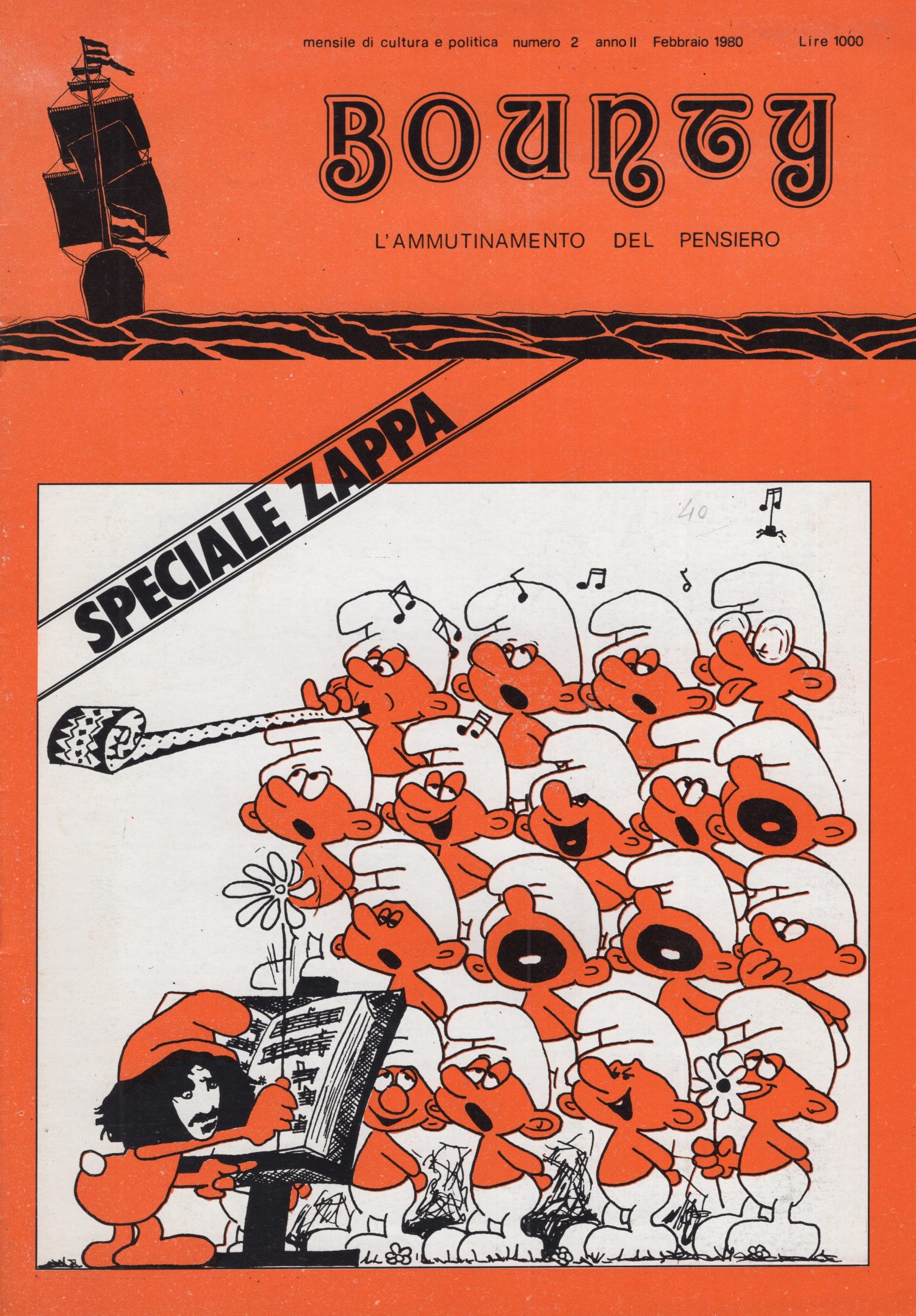 Bounty. L'ammutinamento del pensiero. Mensile di cultura e politica n. …