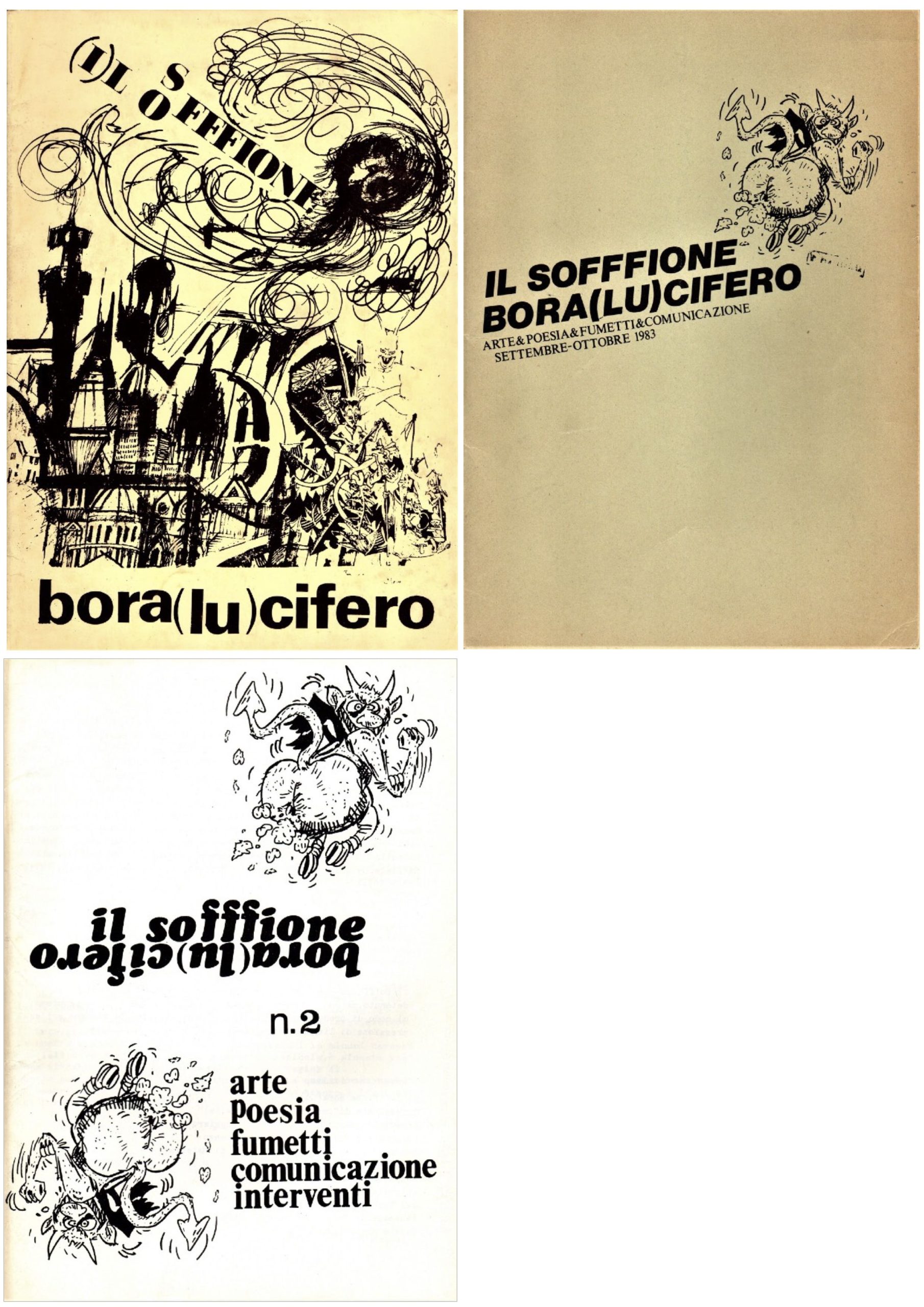(Brigate Rosse) Soffione bora(lu)cifero. Tutto il pubblicato. NN. 0; 1; …