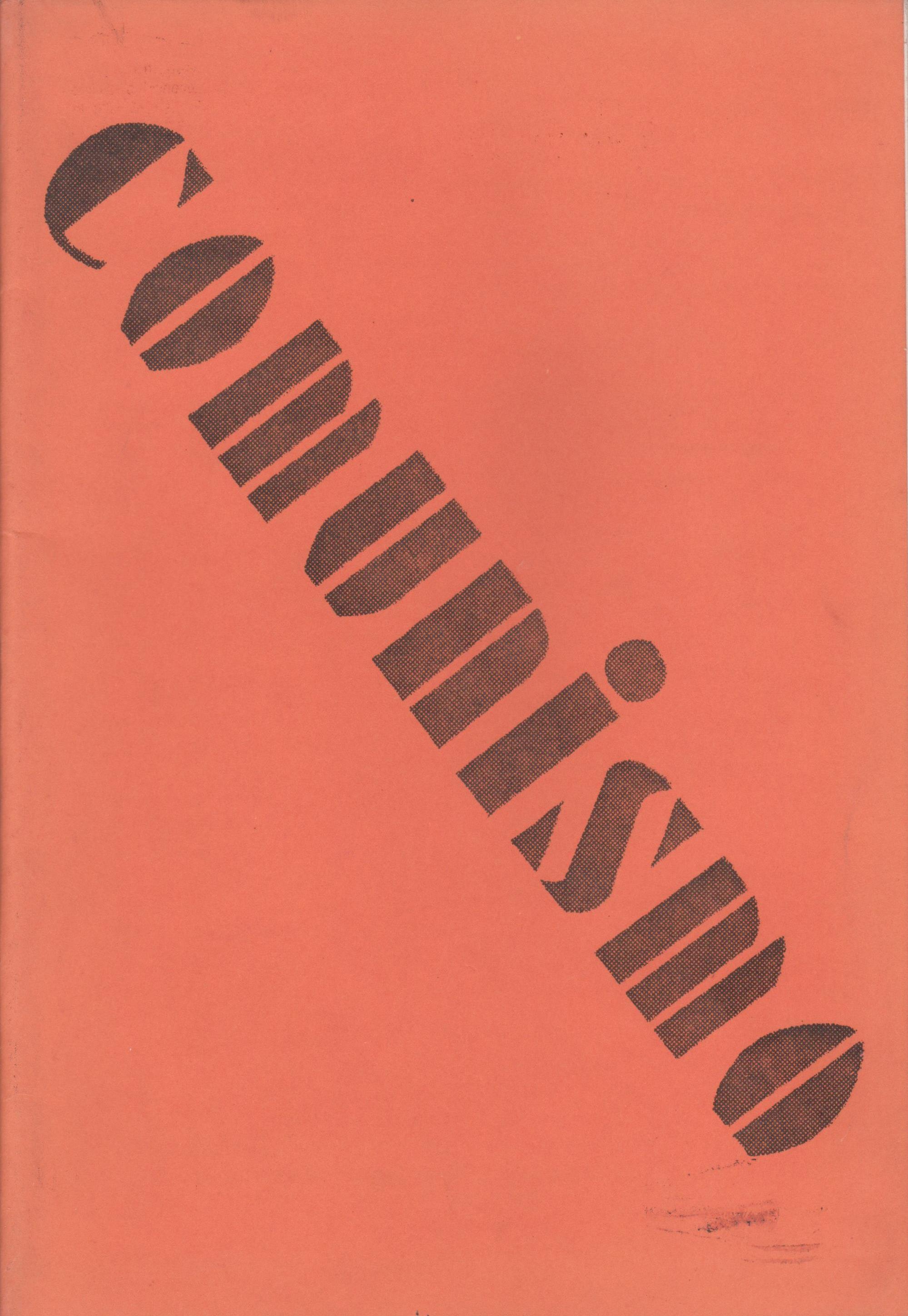 Comunismo. Numero assolutamente non periodico