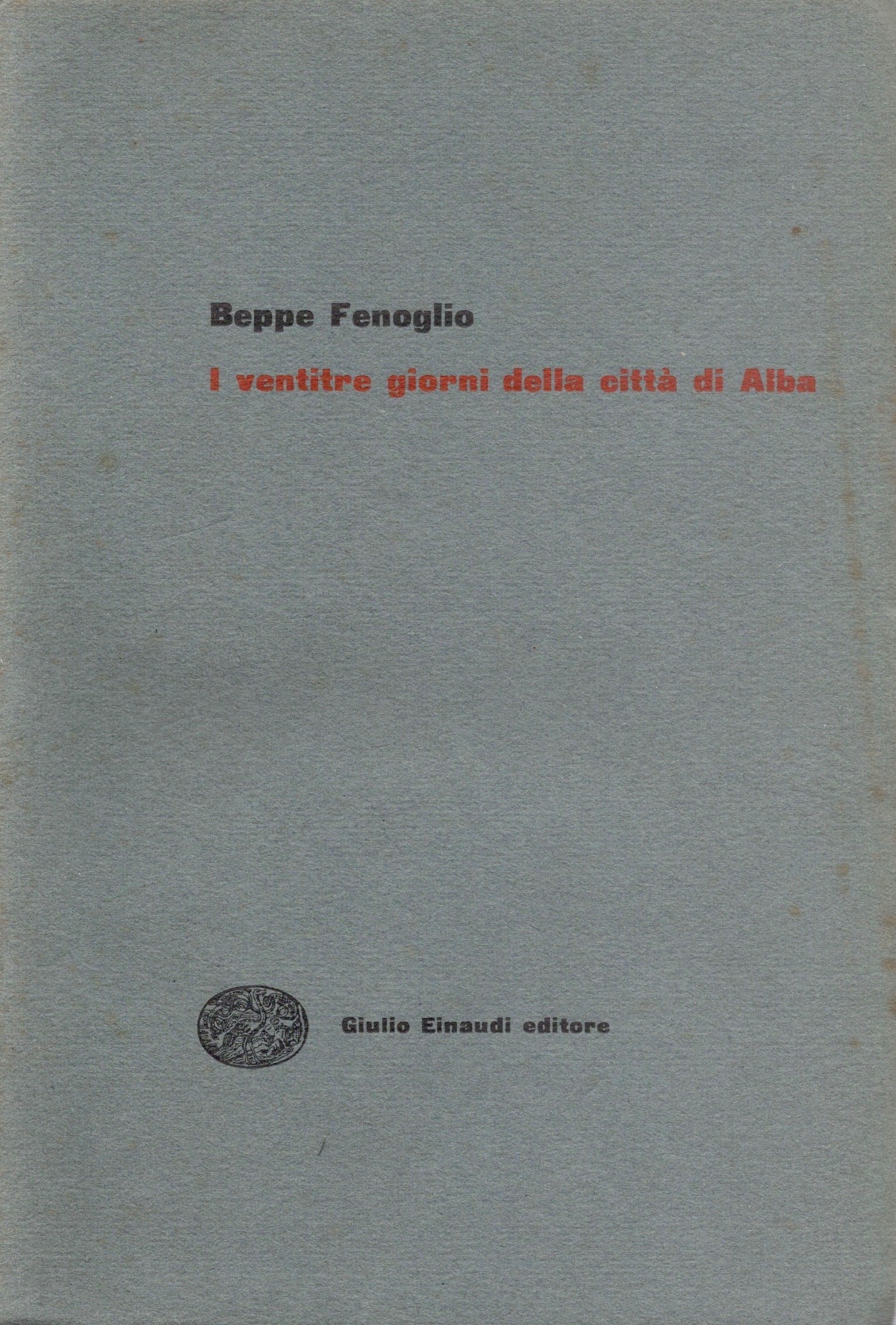 I ventitre giorni della città di Alba
