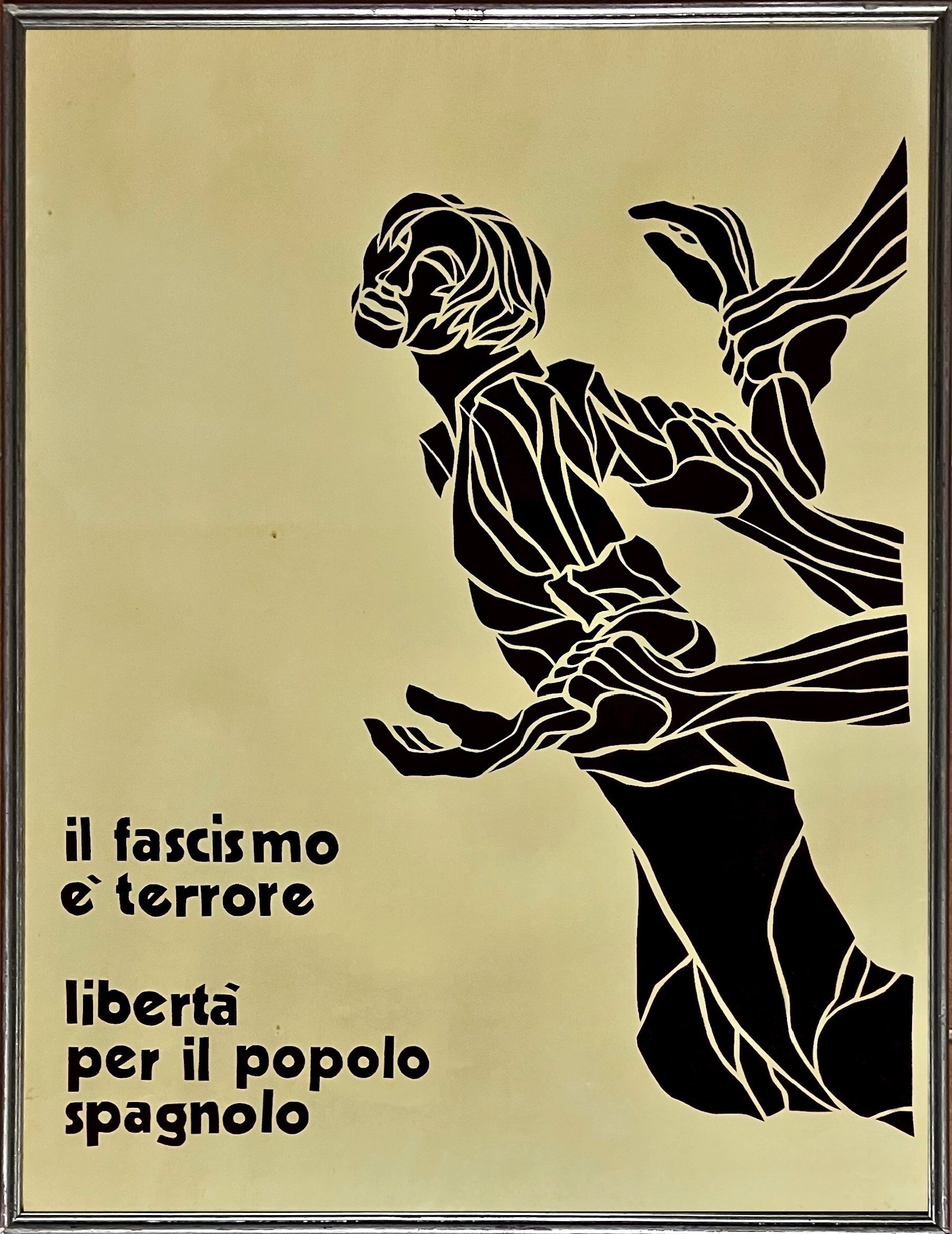 Il fascismo è terrore. Libertà per il popolo spagnolo. Manifesto …