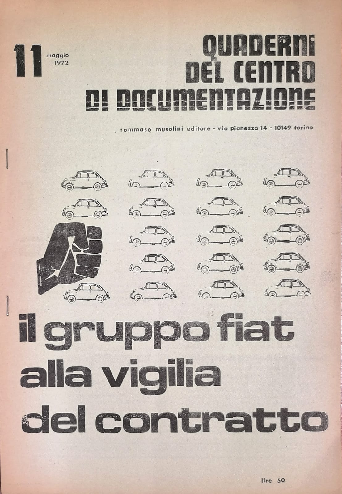 Il gruppo FIAT alla vigilia del contratto. Quaderni del centro …