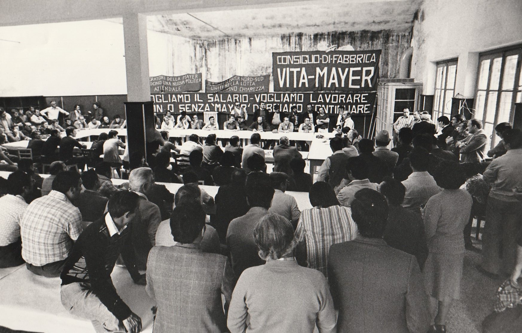 Vita-Mayer, assemblea di fabbrica della cartiera