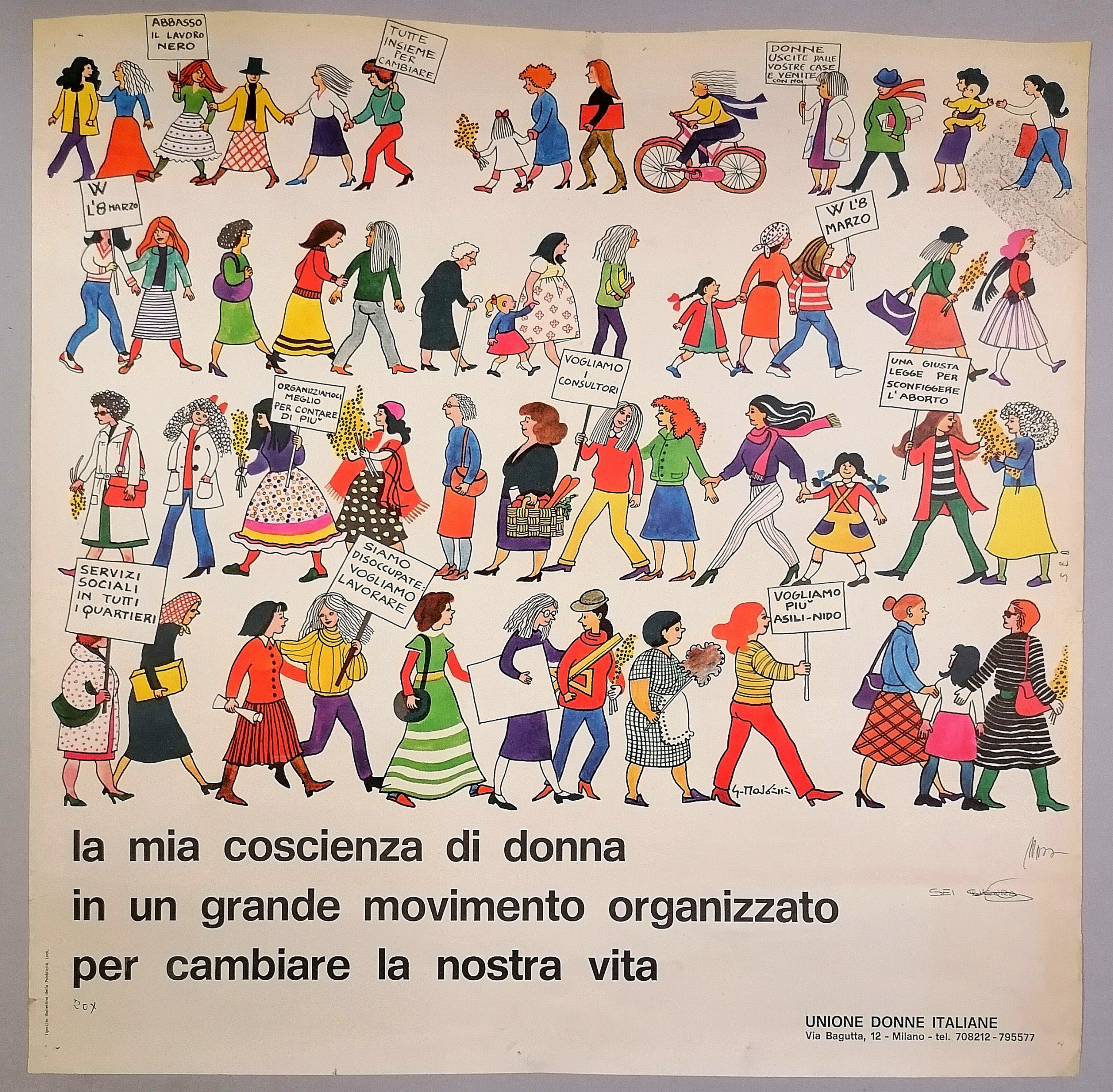 La mia coscienza di donna in un grande movimento organizzato …