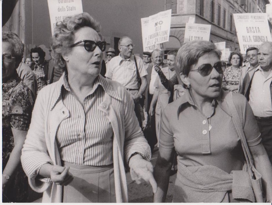 Manifestazione di Firenze, Ardea Borgatti e Anna Zucchini da Bologna