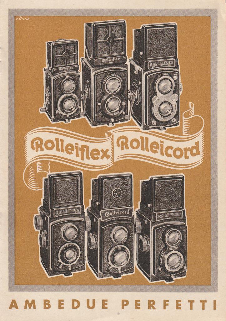 Rolleiflex Rolleicord. Ambedue perfetti
