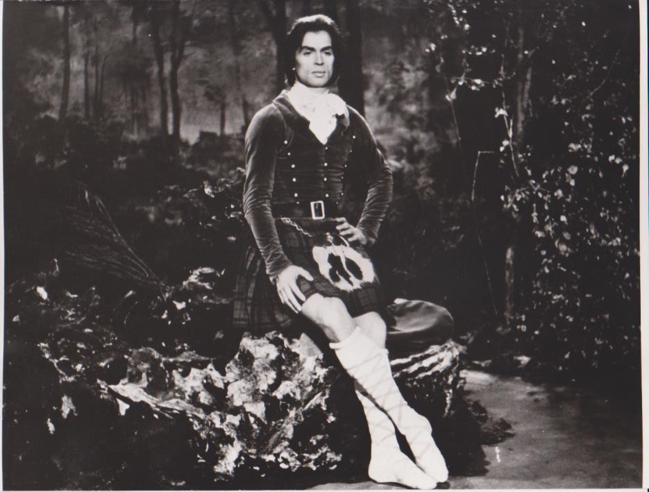 Rudolf Nureyev in "La Sylphide"