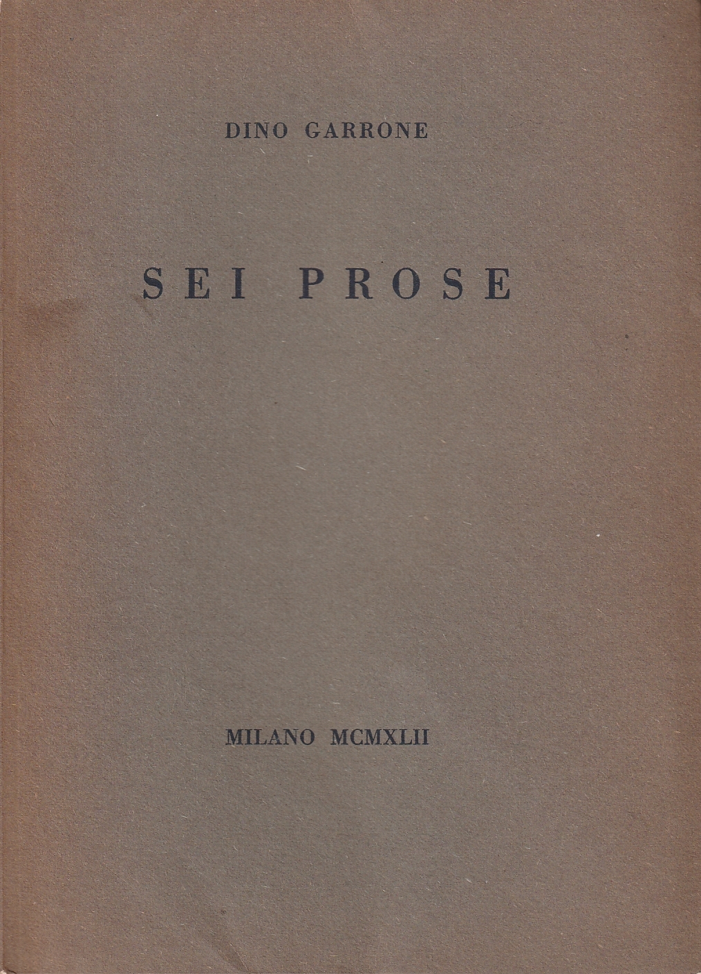 Sei prose