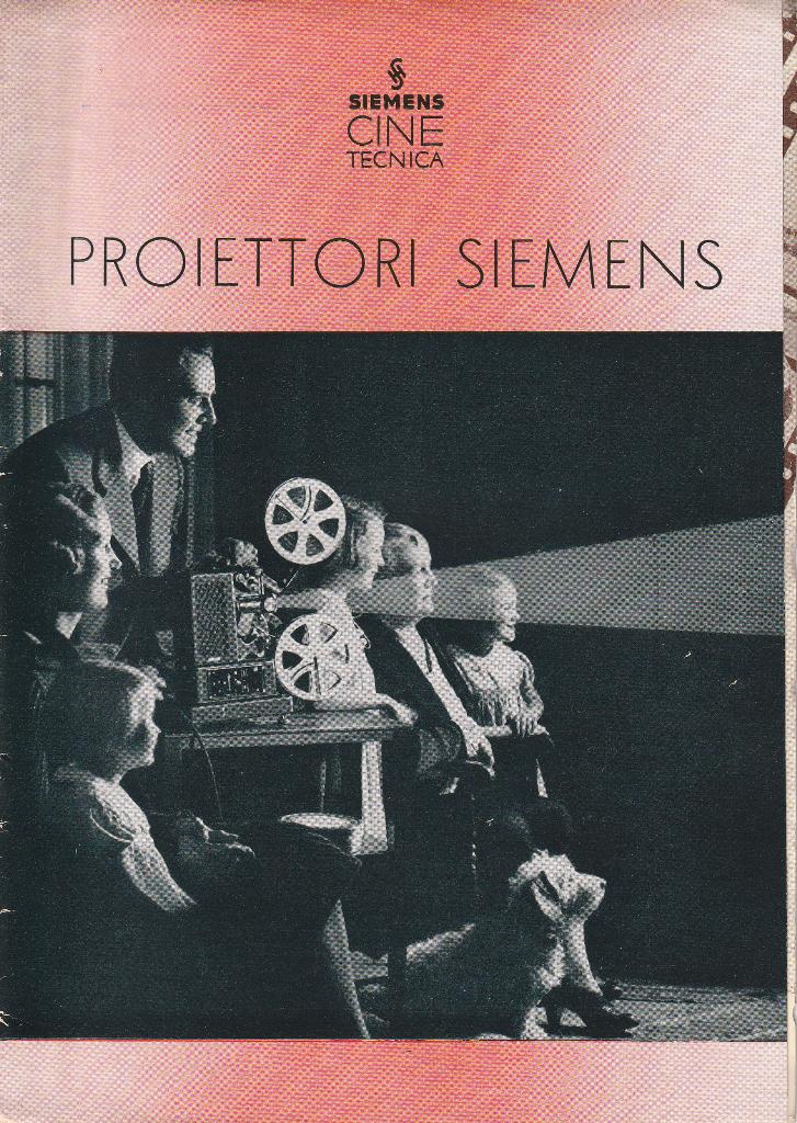 Siemens Cinetecnica. Proiettori Siemens