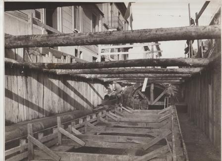 Copertura e deviazione torrente Mussa, Viale Espinasse (febbraio 1937)