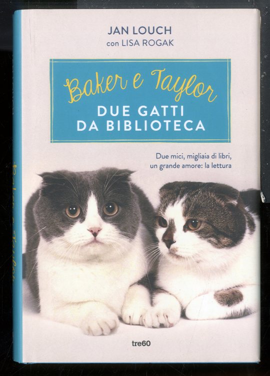 BAKER & TAYLOR DUE GATTI DA BIBLIOTECA - LS
