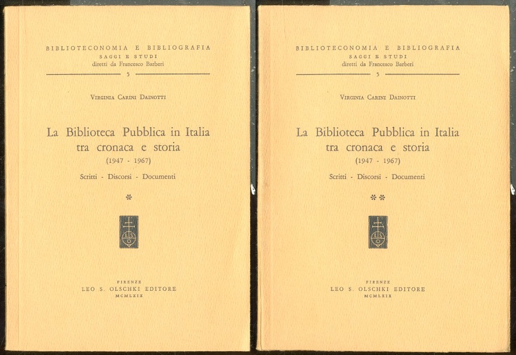 BIBLIOTECA PUBBLICA IN ITALIA TRA CRONACA E STORIA ( 1947-1967 …