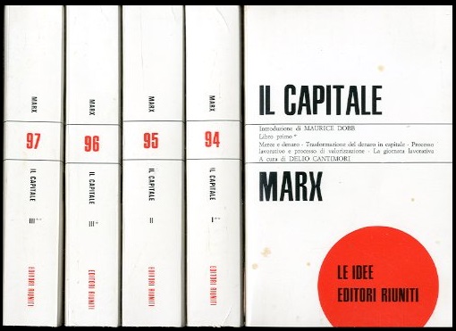 CAPITALE TRADUZIONE INTEGRALE EDITORI RIUNITI 5 VOL ( IL ) …