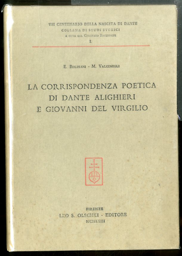 CORRISPONDENZA POETICA DI DANTE ALIGHIERI E GIOVANNI DEL VIRGILIO ( …