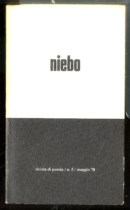 NIEBO RIVISTA DI POESIA N. 5 MAGGIO 1978 - LS