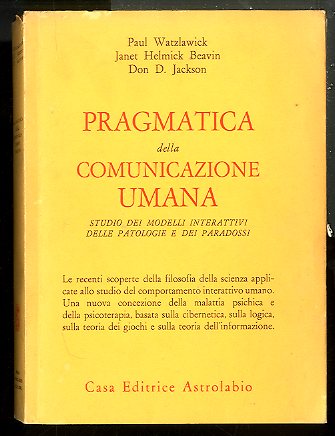 PRAGMATICA DELLA COMUNICAZIONE UMANA - LS