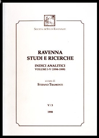 RAVENNA STUDI E RICERCHE INDICI ANALITICI VOL I / IV …