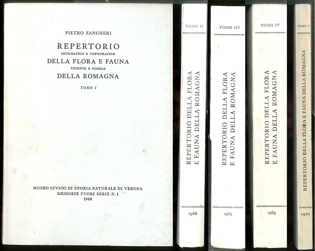 REPERTORIO SISTEMATICO E TOPOGRAFICO DELLA FLORA E FAUNA VIVENTE E …