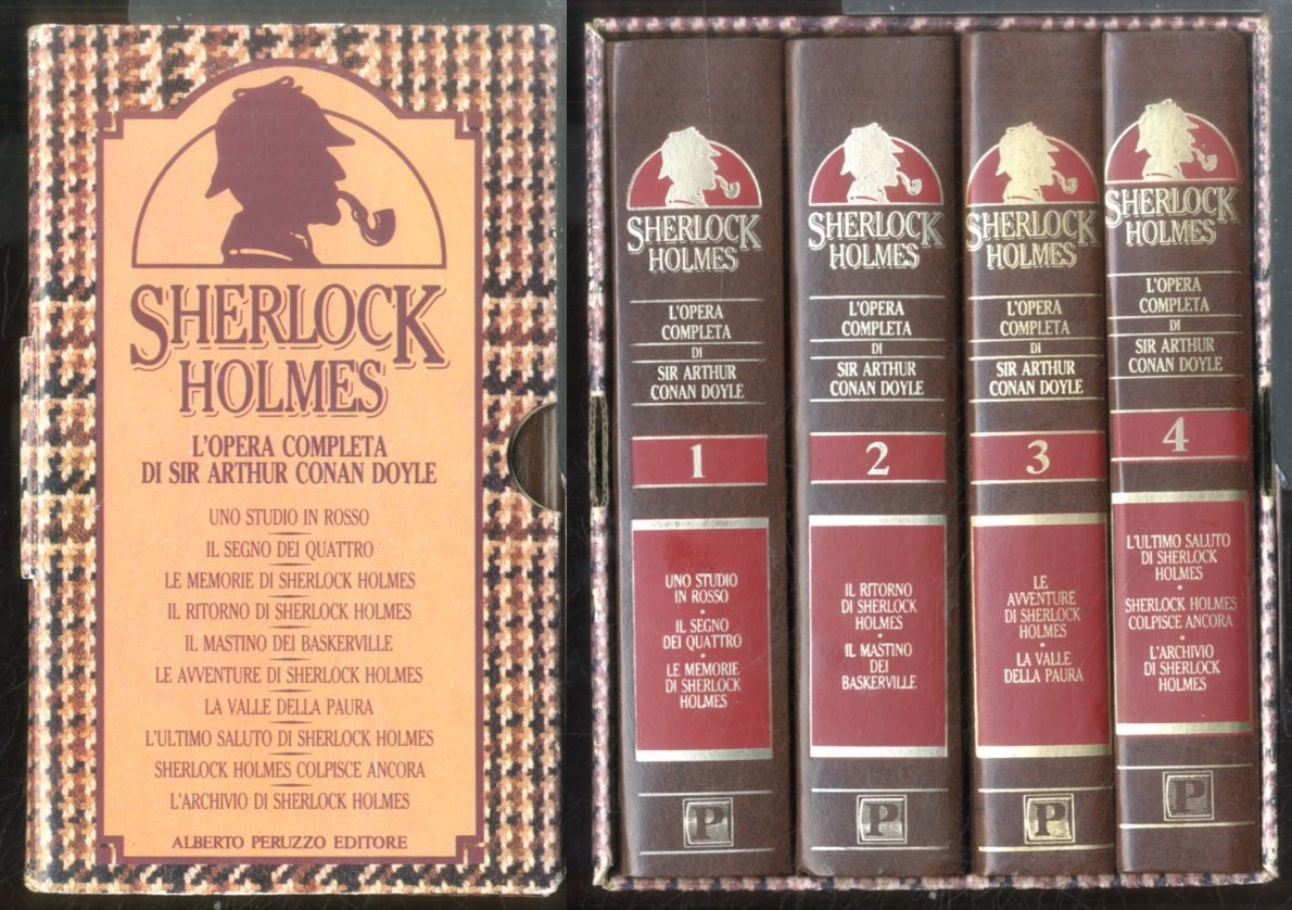 SHERLOCK HOLMES L`OPERA COMPLETA - COFANETTO 4 VOLUMI LSA