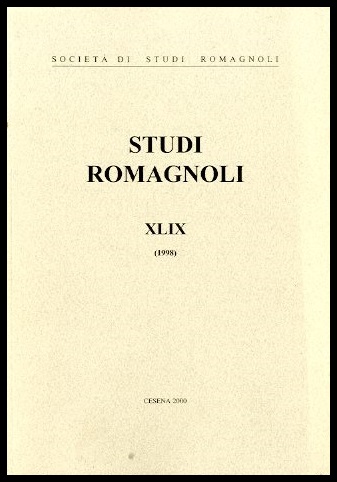 STUDI ROMAGNOLI XLIX ( 1998 ) - LS