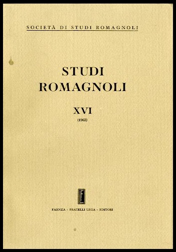 STUDI ROMAGNOLI XVI ( 1965 ) - LS