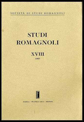 STUDI ROMAGNOLI XVIII ( 1967 ) - LS