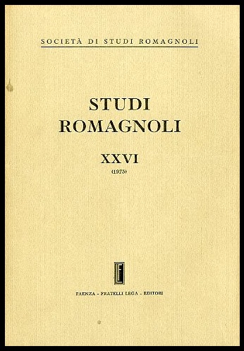 STUDI ROMAGNOLI XXVI ( 1975 ) - LS