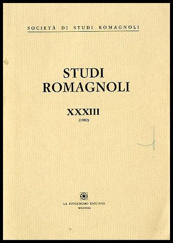 STUDI ROMAGNOLI XXXIII ( 1982 ) - LS