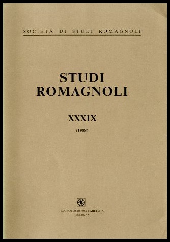 STUDI ROMAGNOLI XXXIX ( 1988 ) - LS