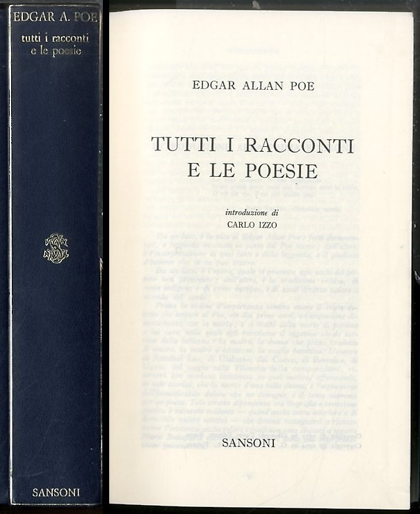 TUTTI I RACCONTI E LE POESIE EDGARD ALLAN POE - …