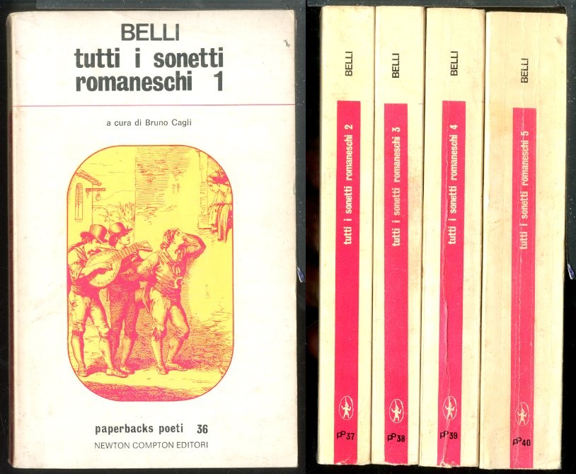 TUTTI I SONETTI ROMANESCHI - 5 VOL. LS