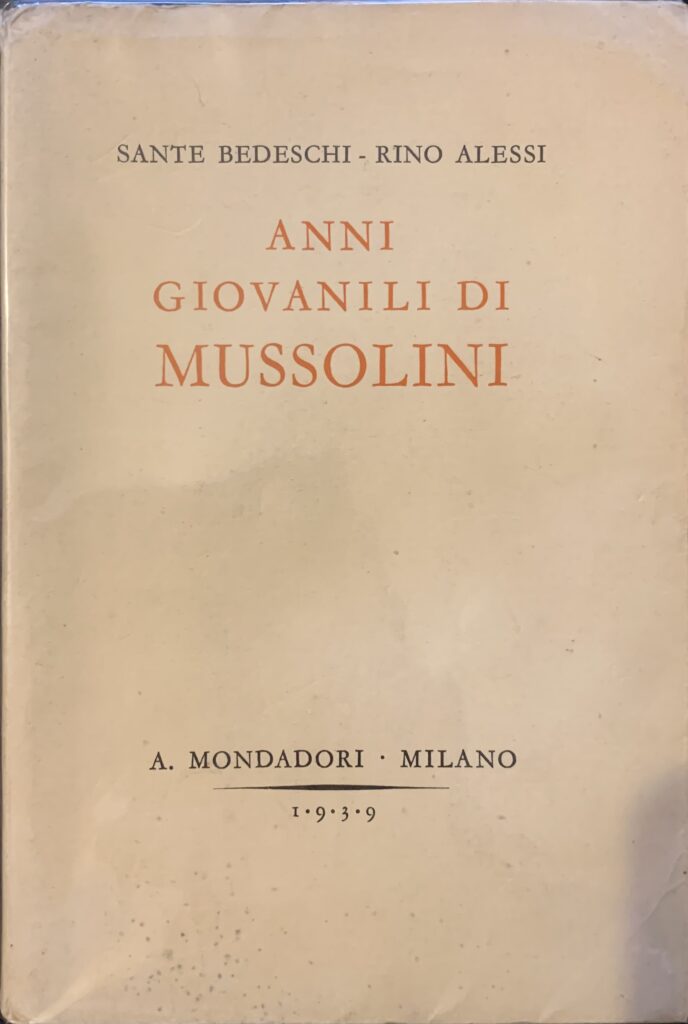 Anni giovanili di Mussolini