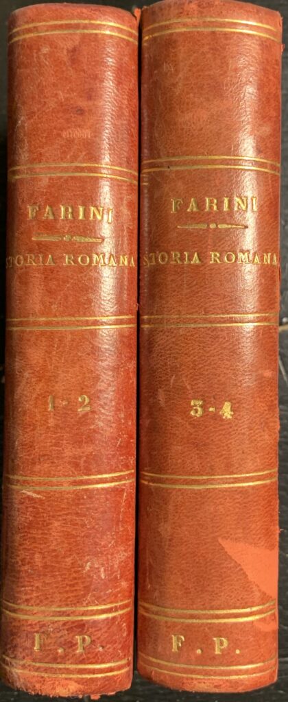 Compendio della storia romana / 4 volumi in 2 tomi