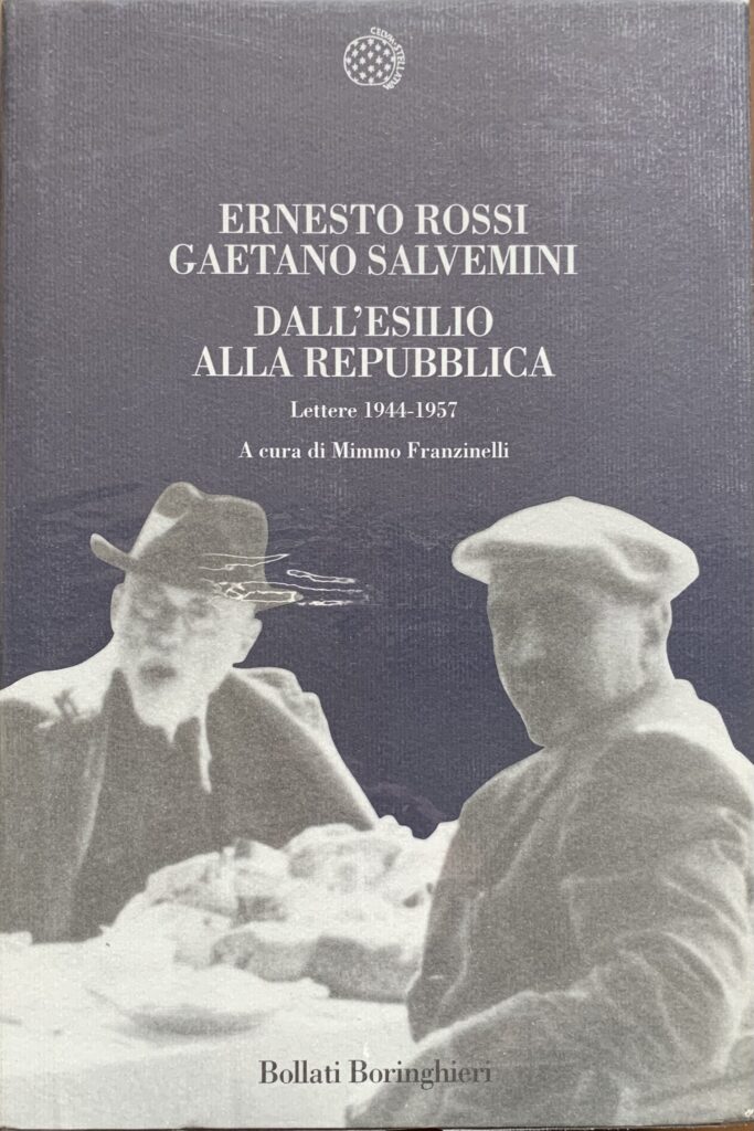 Dall'esilio alla Repubblica. Lettere 1944-1957