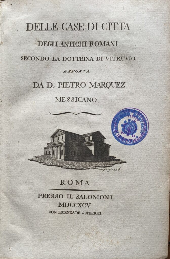 Delle case di cittÃ degli antichi Romani secondo la dottrina …