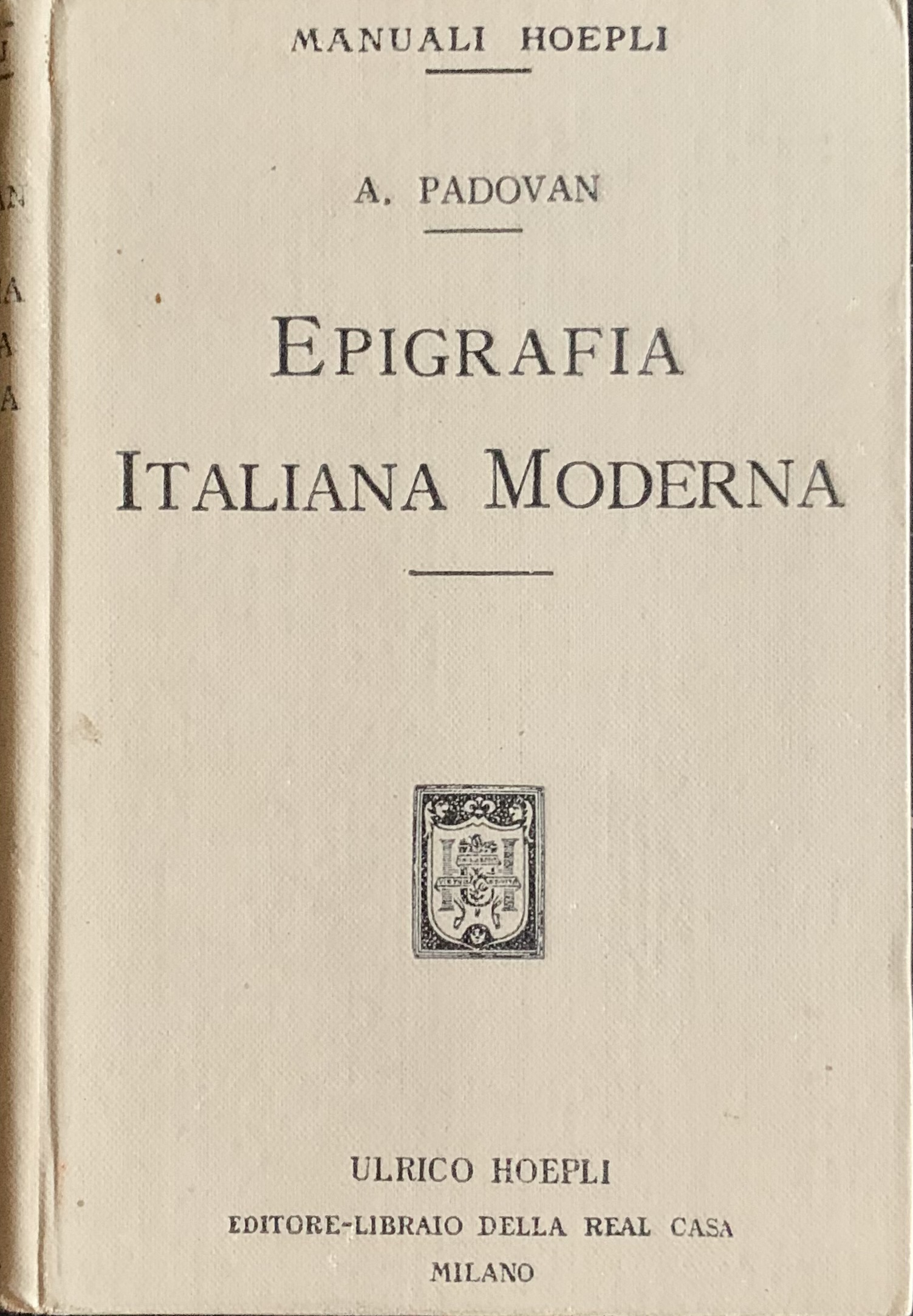 Epigrafia italiana moderna