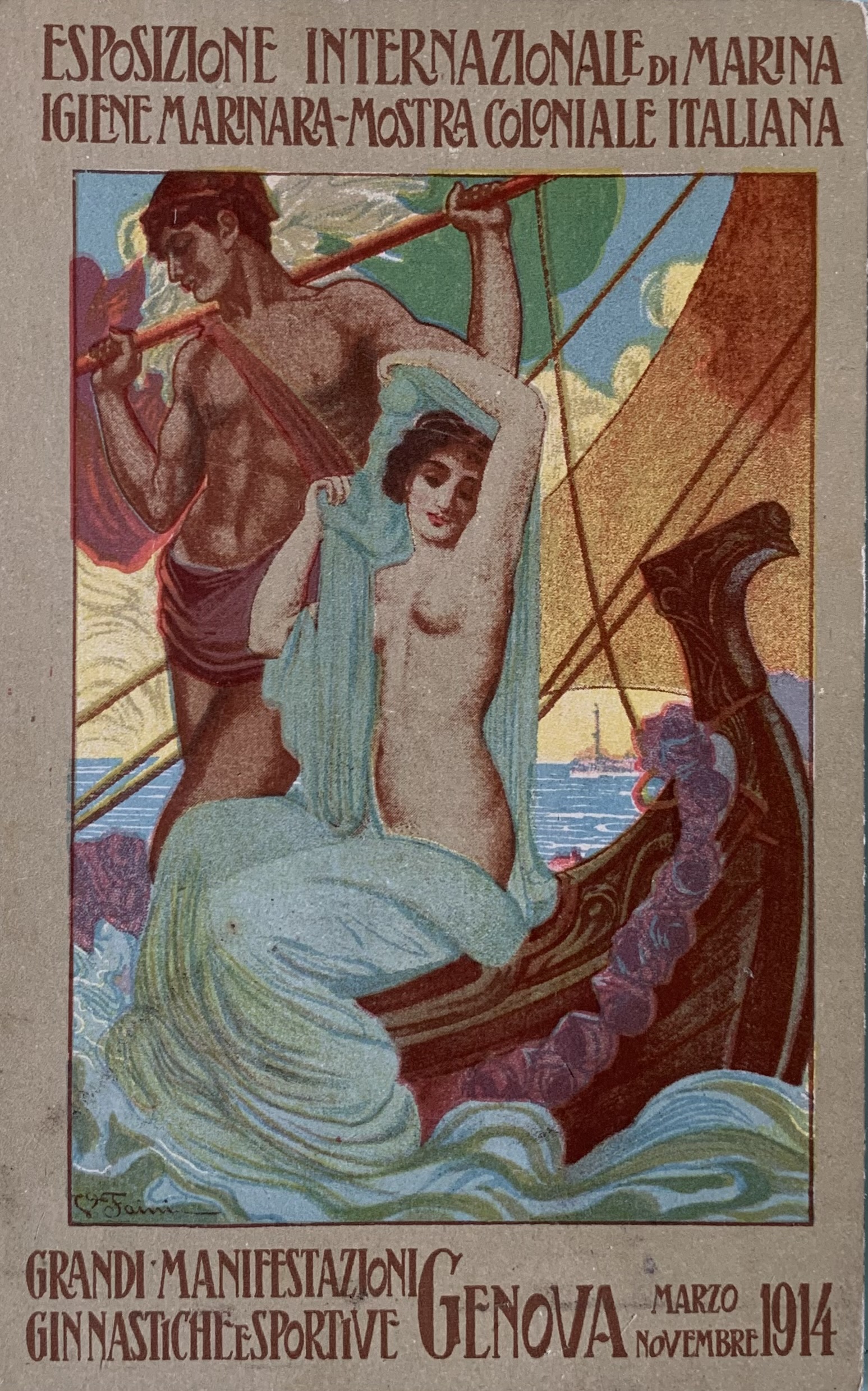 Esposizione Internazionale di Marina e Igiene Marinara Genova 1914