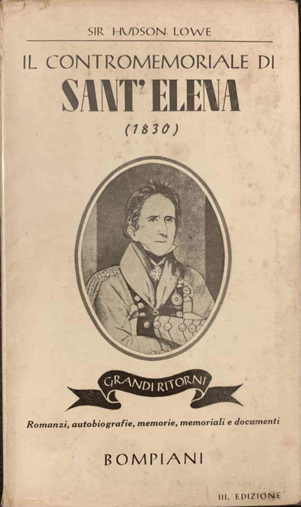 Il contromemoriale di Sant'Elena (1830)