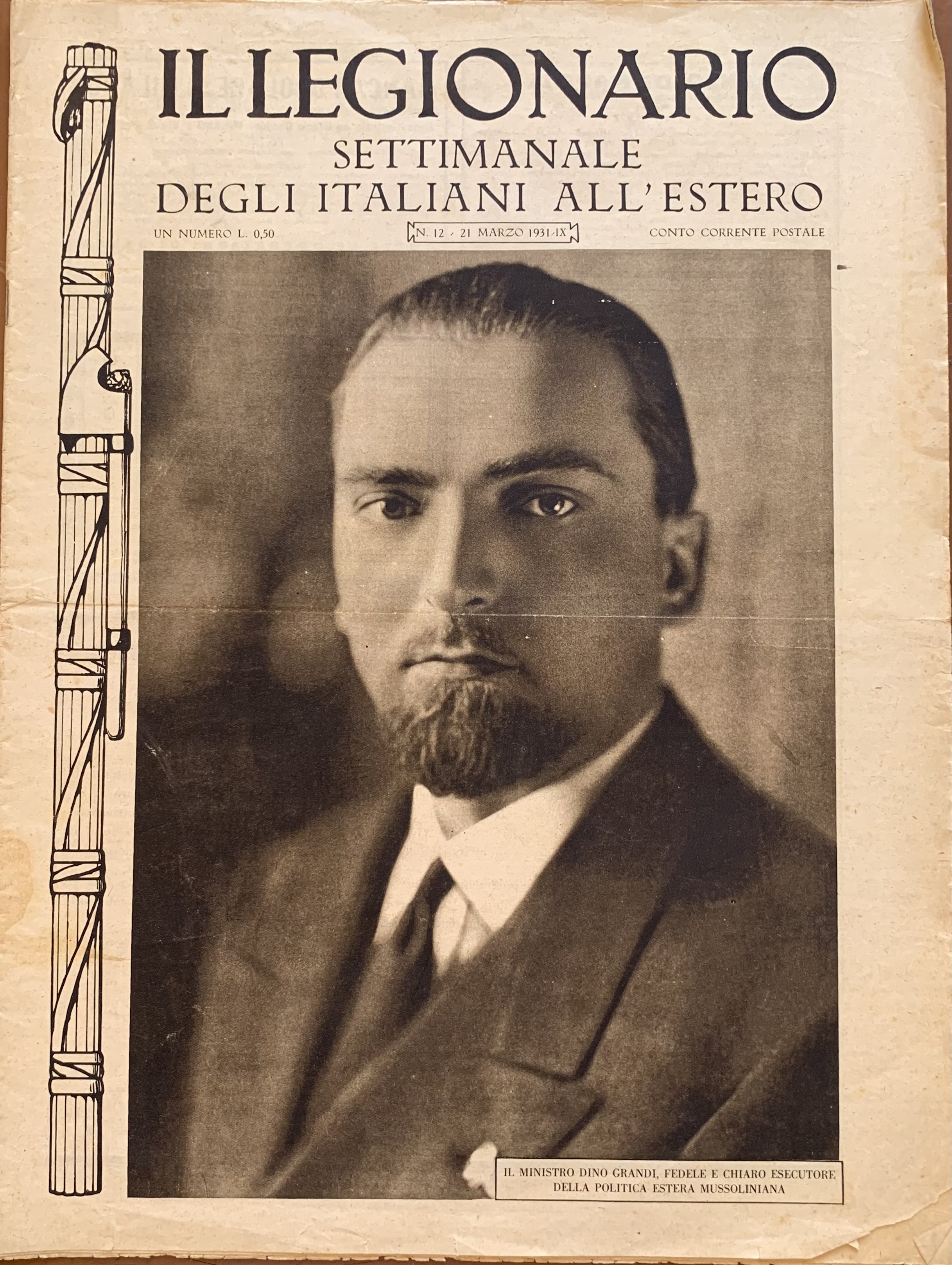Il Ministro Dino Grandi