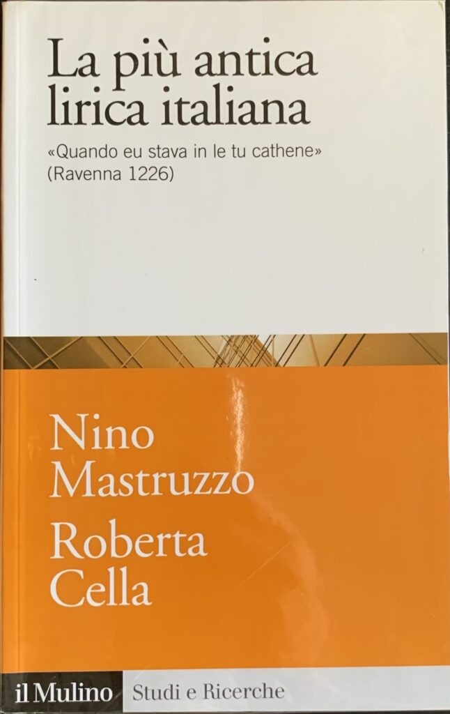 La piÃ¹ antica lirica italiana. Quando eu stava in le …