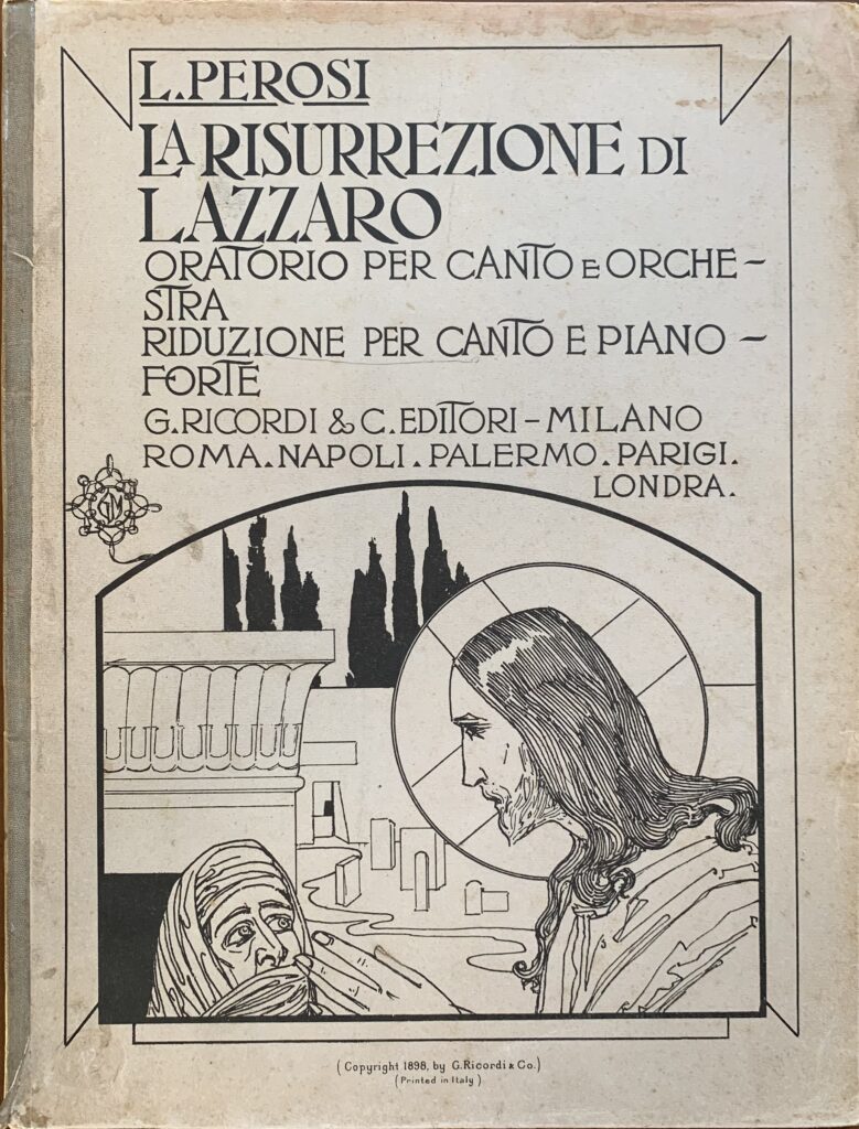 La risurrezione di Lazzaro. Oratorio per canto e orchestra / …