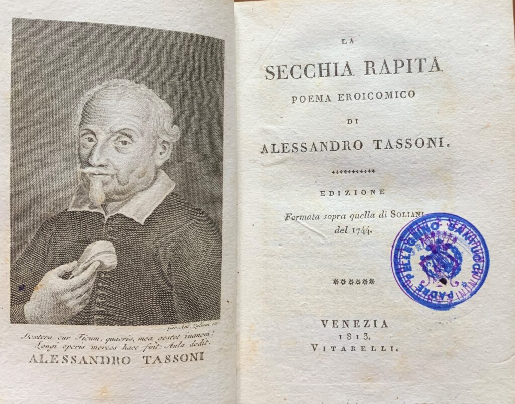 La secchia rapita. Poema eroicomico