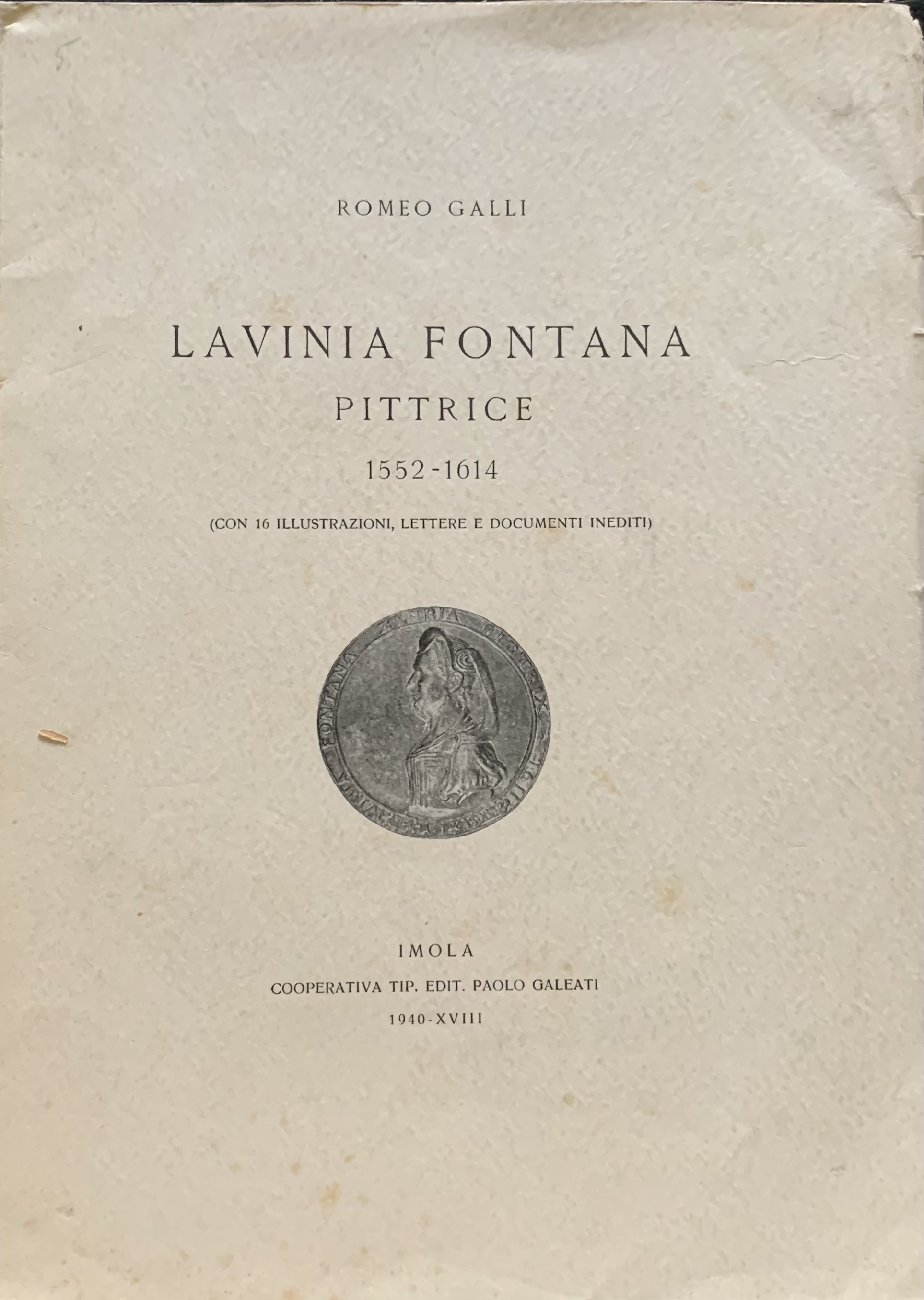 Lavinia Fontana pittrice 1552-1614